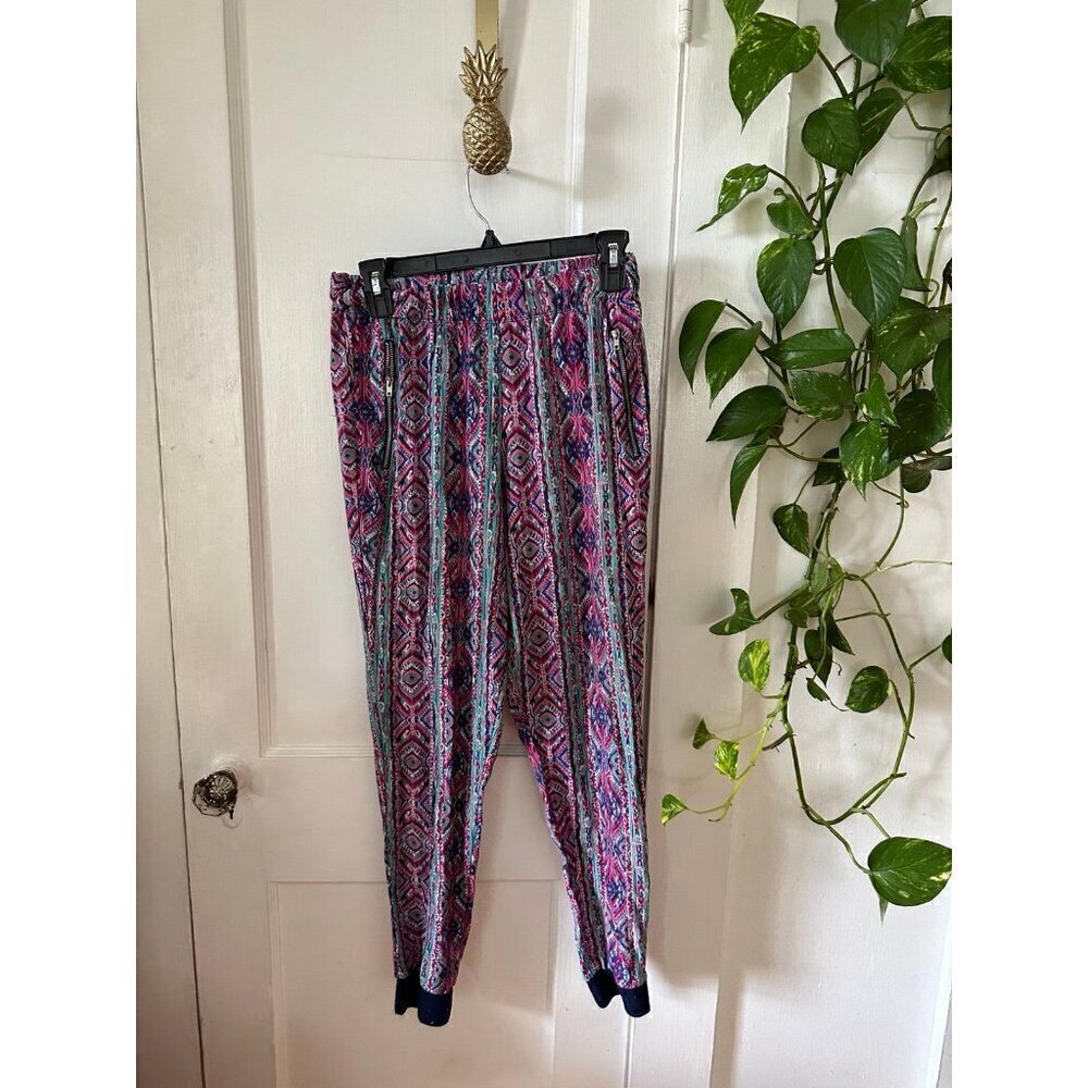 Pink Rose Women’s size large abstract pants